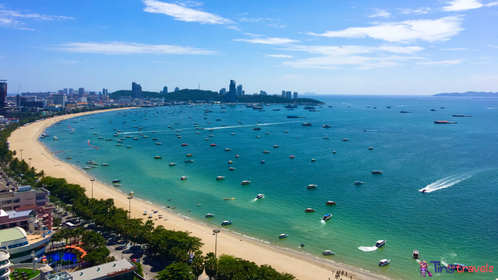 Pattaya beautiful day with clear sky