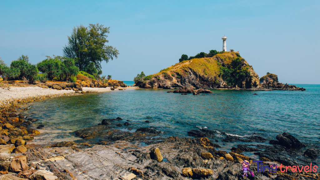 Lighthouse on Koh Lanta island, Thailand⁠