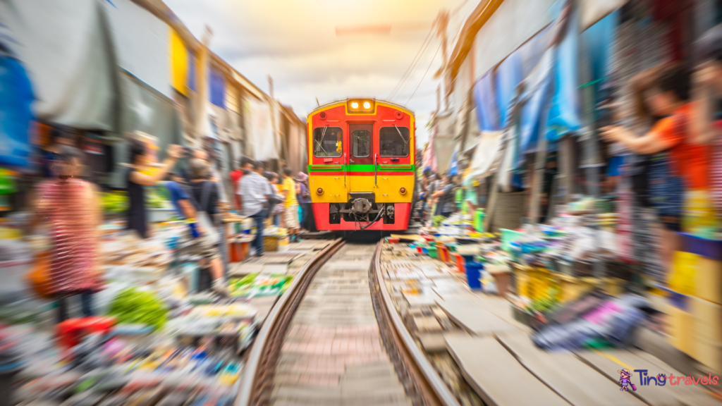 Maeklong Railway Market