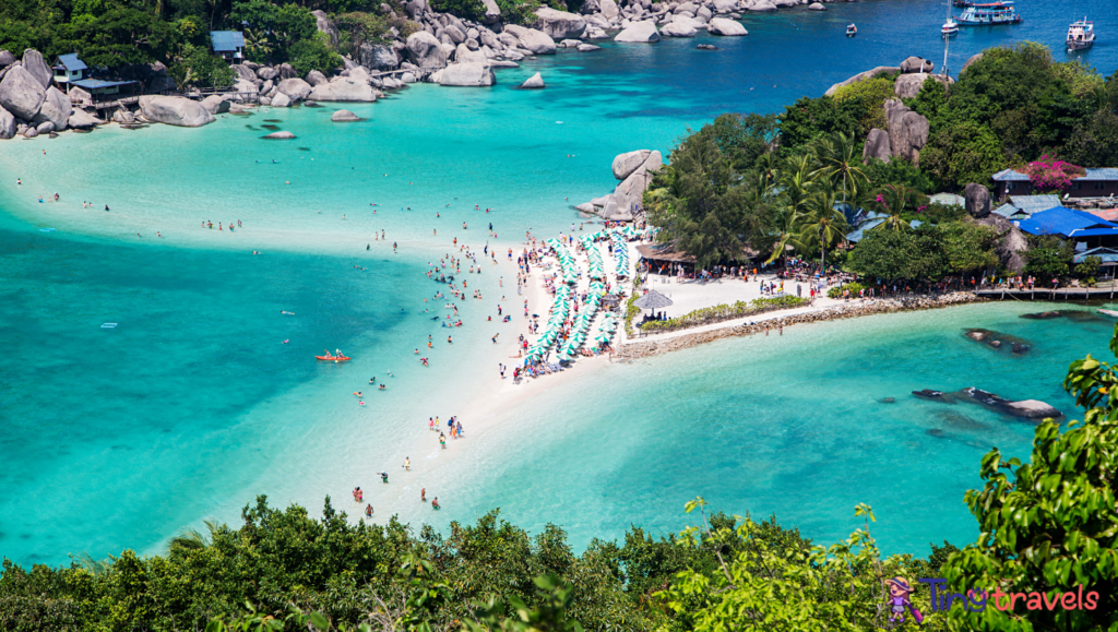 Koh Nangyuan island in Thailand⁠ 