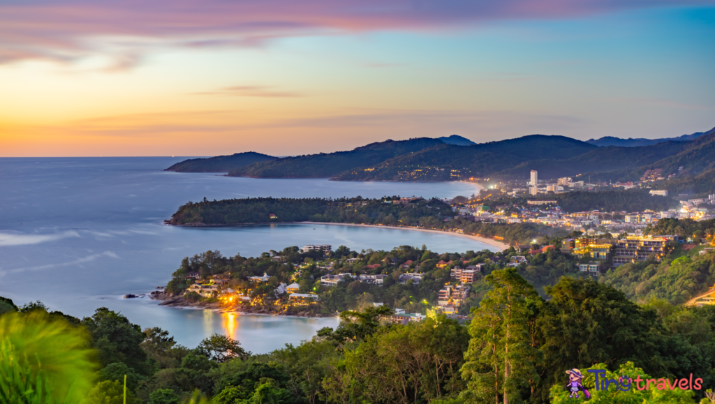 Phuket city At Kata viewpoint
