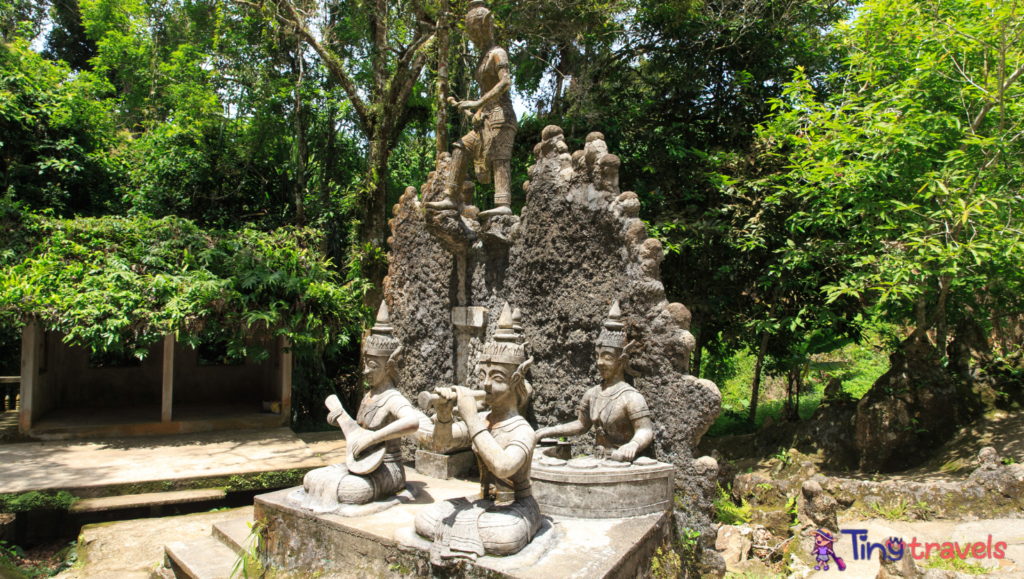 Thailand. Magic Secret Buddha Garden Statues In Samui.