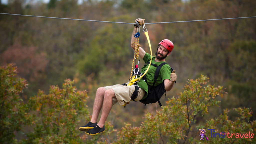 Flight Of The Gibbon zipline in Thailand