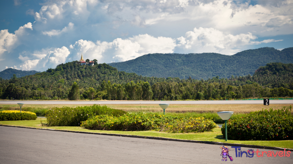 Airport of Koh Samui in Thailand⁠