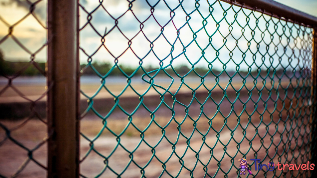 airport wire fence on Koh Samui⁠