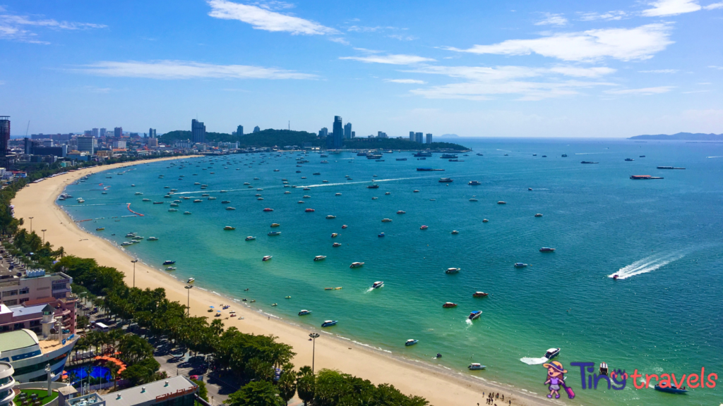 Pattaya beach, Pattaya city, Thailand