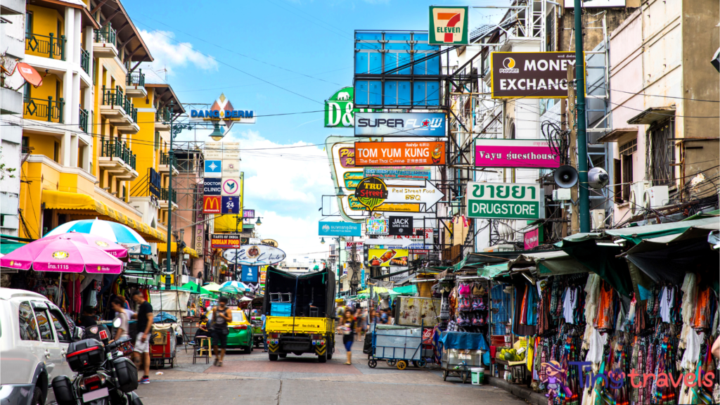 Khao San Road in Bangkok - Thailand⁠