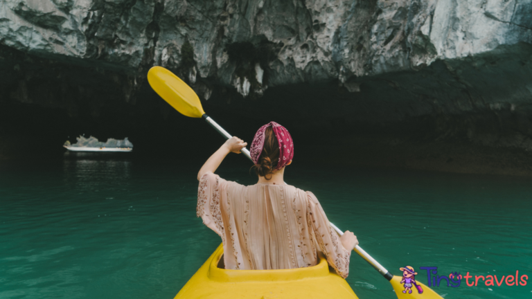 Kayaking at phang nga bay