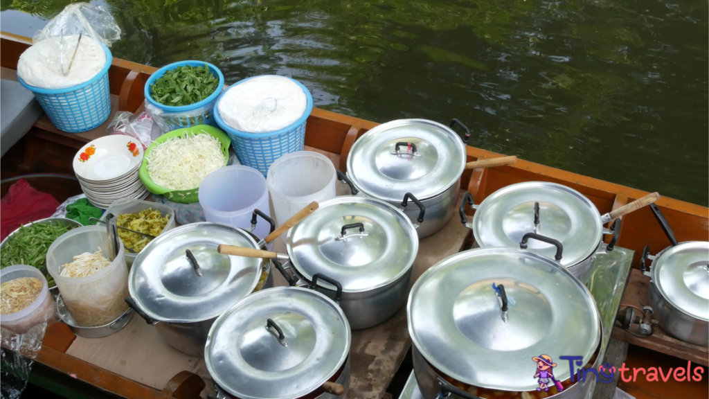 Boat at Lat Mayom Floating Market ⁠
