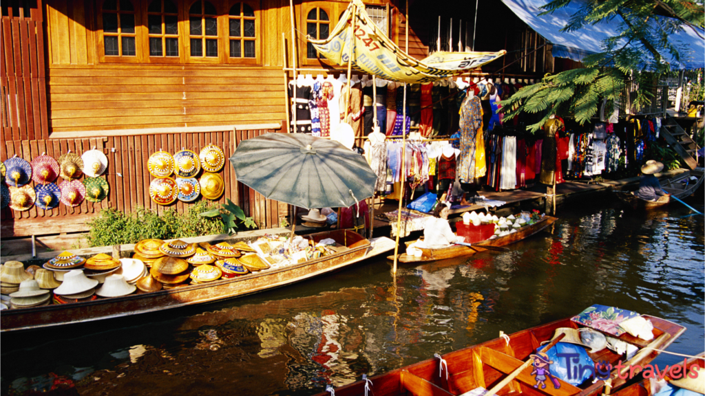 Damnoen Saduak Floating Market, Bangkok, Thailand⁠
