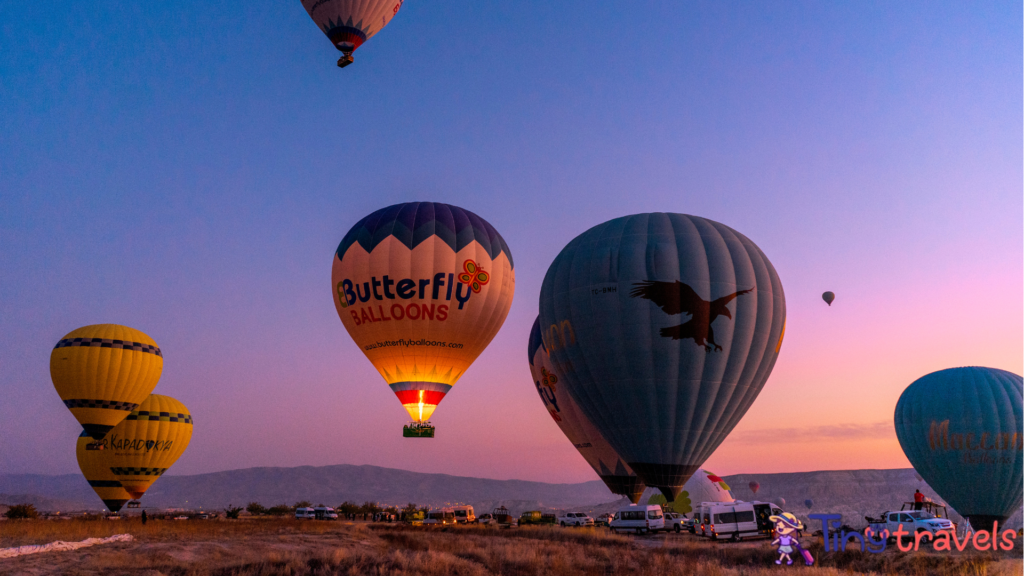 Hot air balloon ride 