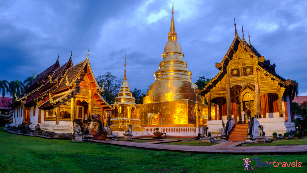 Wat Phra Singh in Chiang Mai, Thailand.⁠
