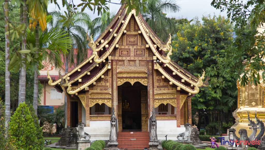 Viharn Lai Kam/ Wihan Lai Kham at Wat Phra Singh⁠
