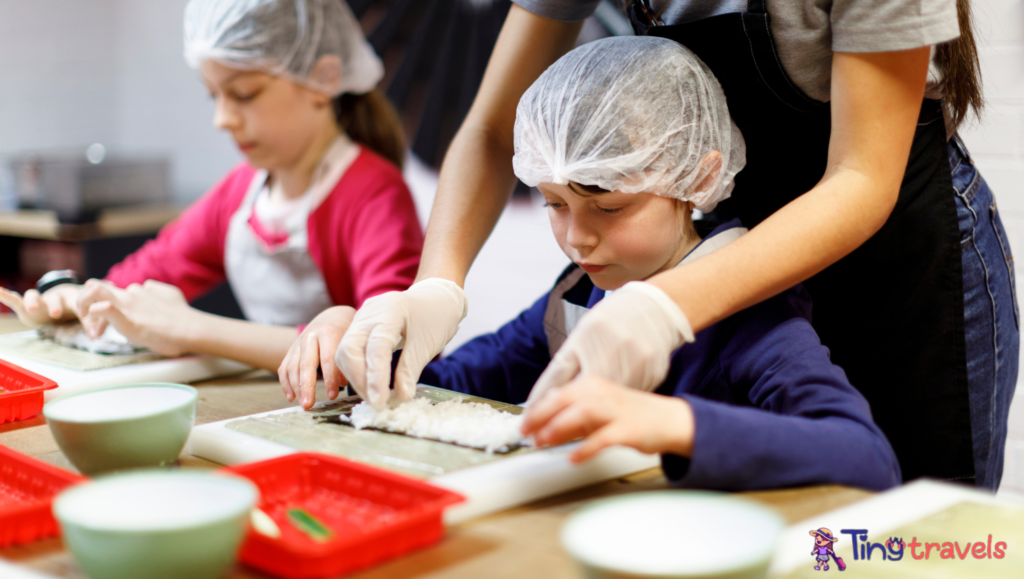 Cooking class with kids 