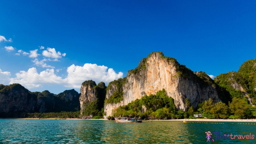 West Railay beach Krabi Thailand⁠
