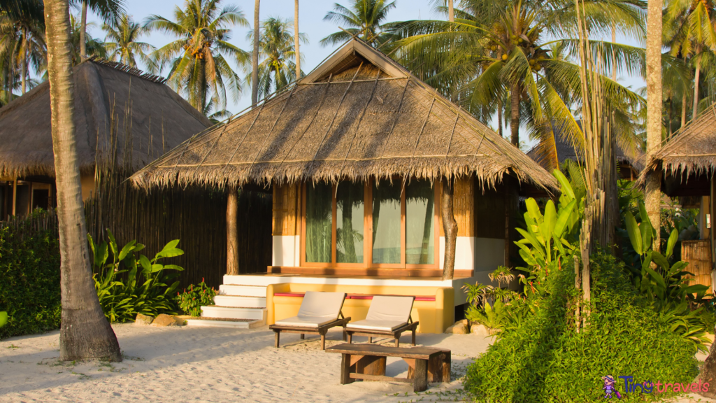 Beach bungalow , Thailand .⁠