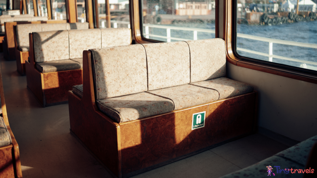 Thailand's Ferry.  Seats on Ferry⁠