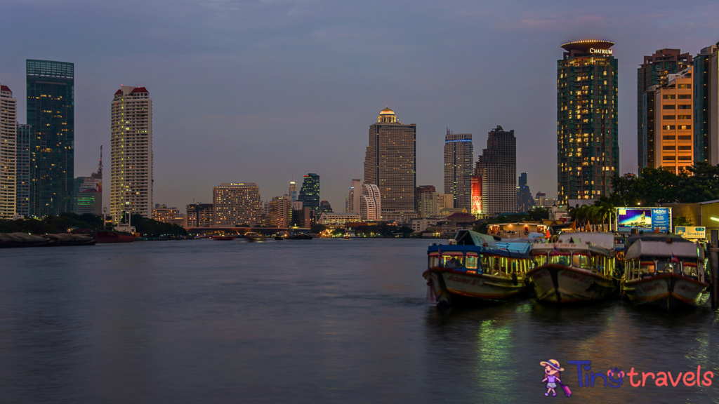 Chao Phraya river in Bangkok⁠
