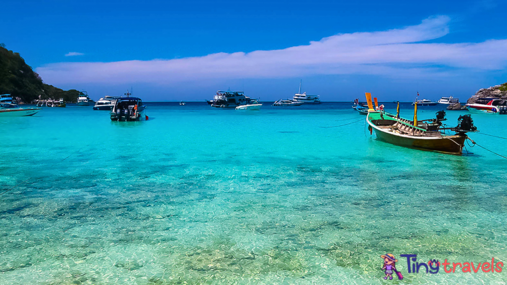 Beautiful beach on a tropical island Koh Racha Yai⁠