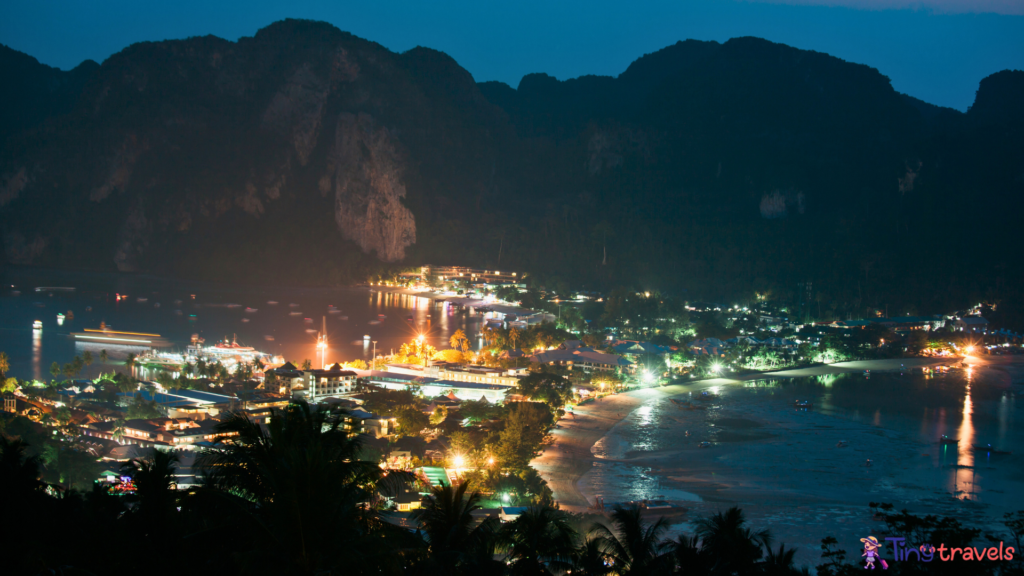 Night View at Phi Phi Island 