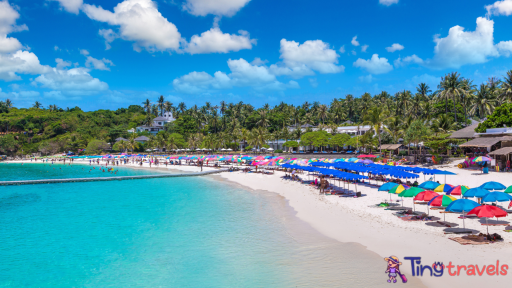 Beautiful beach on a tropical island Koh Racha Yai⁠