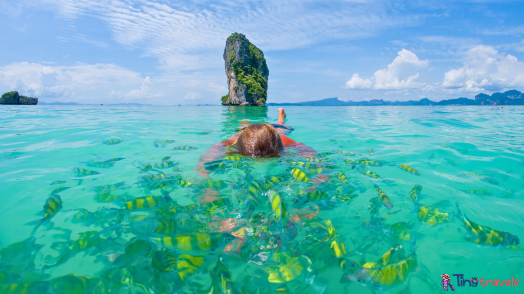 Tropical Beach Koh Poda, Snorkeling⁠
