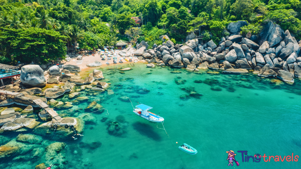 Bay and boat trips at Koh Tao⁠
