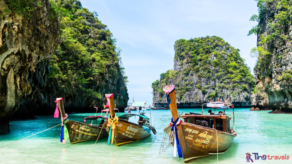 Boats on an Island in Phuket⁠
