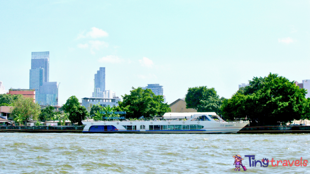 Cruise Ship in Chao Phraya River Bangkok, Thailand⁠
