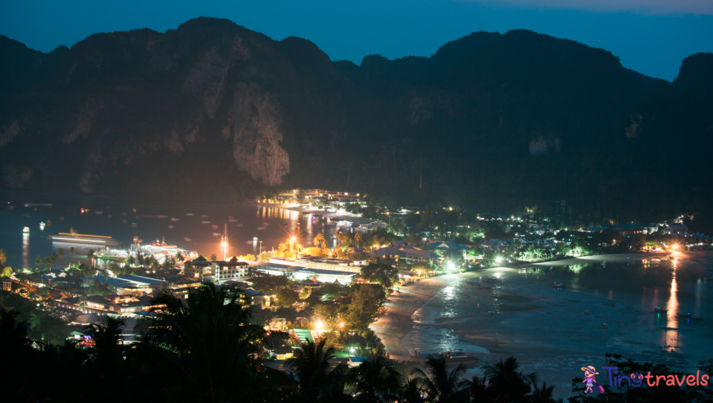 Phi phi island at night 